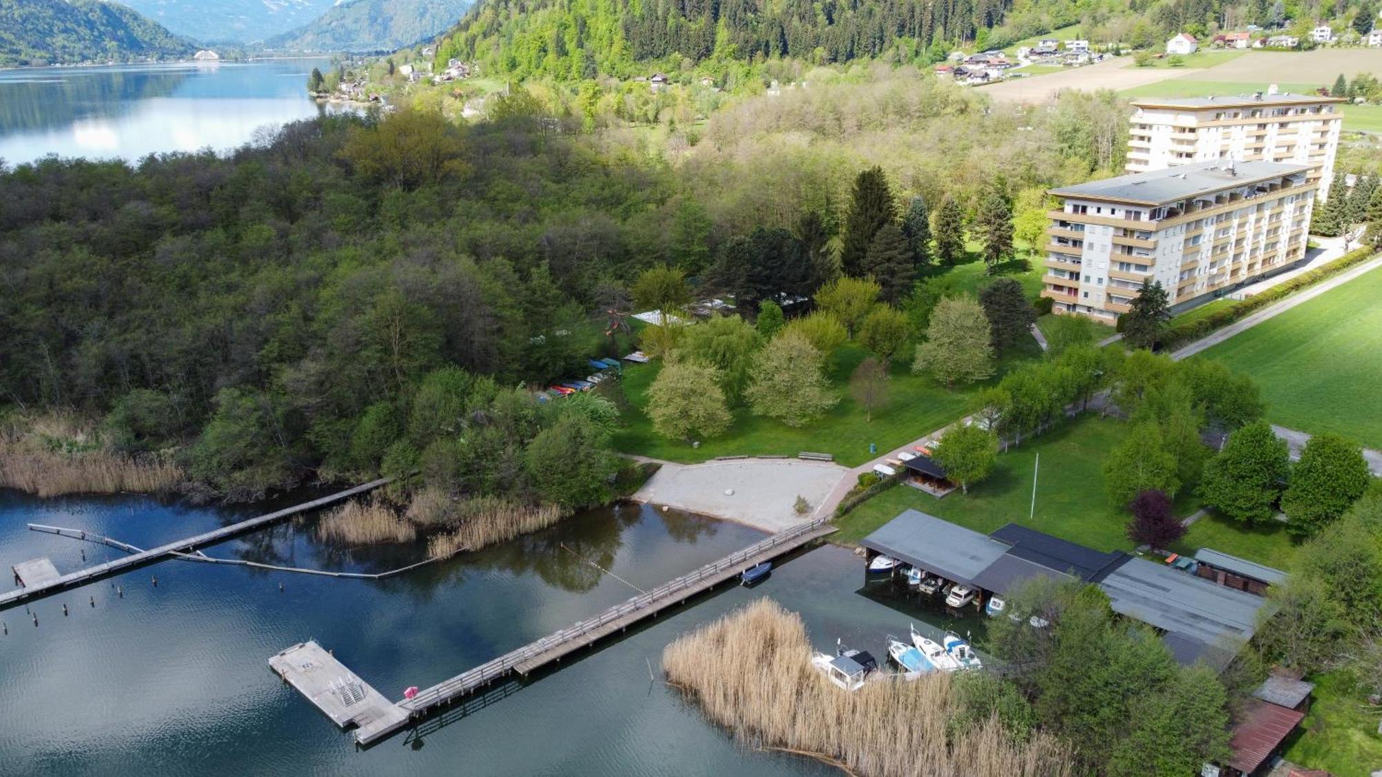 Ct-Gold Penthouse Bodensdorf Amatera Privater Seezugang Hallenbad, Skiarena Gerlitzen Eksteriør billede